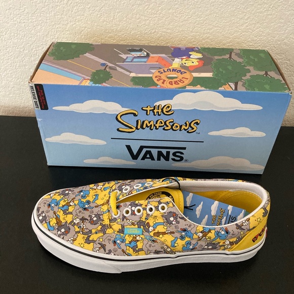 New Simpsons Vans Collab Itchy Scratchy Women’s 11 Sneakers Collect VN0A4VB41UF - Picture 7 of 16